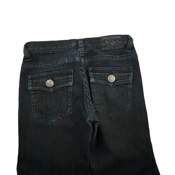 True Religion ~ Black Denim Jeans ~ size 27 - Picture 3 of 12